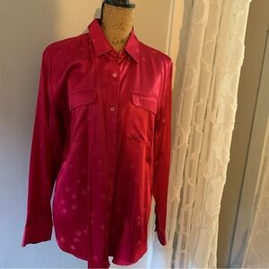 Strike a pose in this silky feeling top, Happy Pink color.